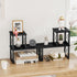 Honiter 2 Sets Desk Shelf, Desktop Organizer Shelf, Freestanding Small Bookshelf, 2 Tier Stackable Desktop Storage
