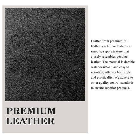 5.12" 7.91" 8 CoBak Premium Server Book - x Waiter Wallet Organizer in Genuine Leather, with Pockets, Magnetic Pocket