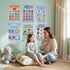 Set 6-Piece JELLY BEAN GENIUS Calming Corner Essential Poster for Kids Emotional Awareness & Social Emotional Learning