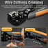 3-In-1 Multi Self Adjusting Wire Stripper/Cutter/Crimper - 8-Inch Universal Tool for Stripping, Cutting, Crimping 10