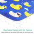 biunilei 11 11 inch. Cute Duck Sweater Mouse pad, Wireless Mouse Desktop Accessory, Non Slip Rubber Base Travel Mouse