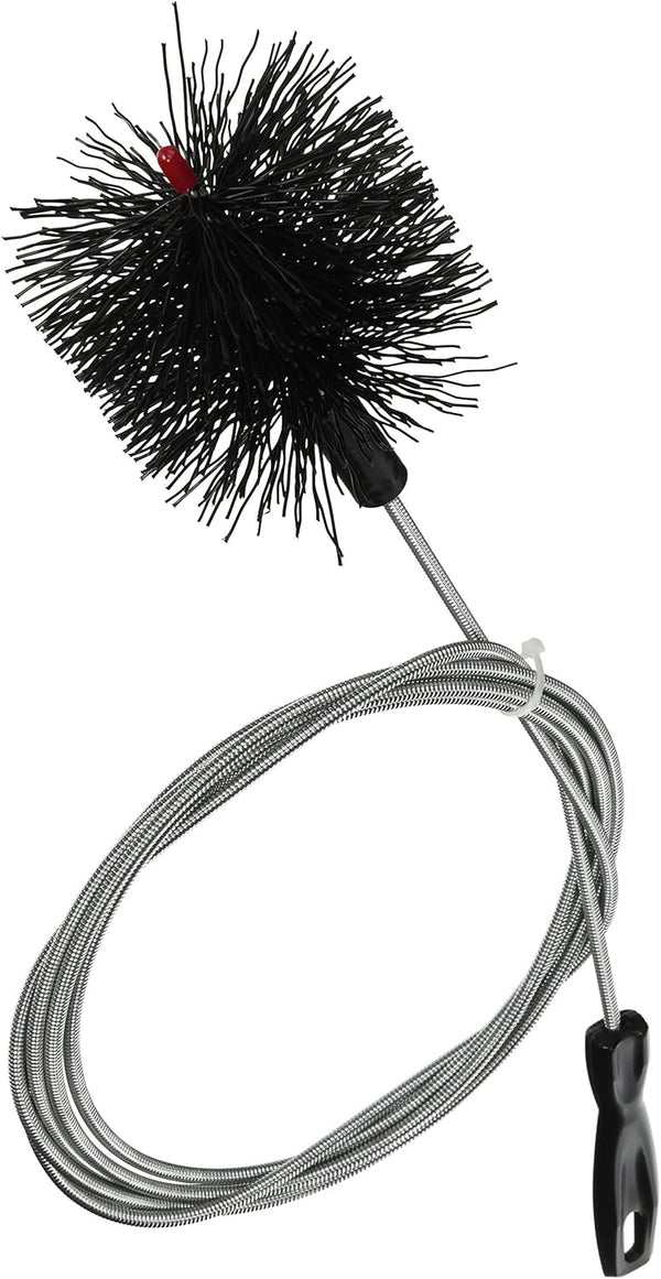 Brushtech Dryer Vent Cleaning Brush, 10-Foot Flexible Duct Tool for Lint Removal