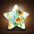 Burbuja 0.2W Sunflowers LED Night Light Plug into Wall Star-Shaped Nightlight Dusk to Dawn Auto Sensor for Bedroom
