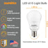 Sunlite 80334-SU LED A15 Light Bulb, 6 Watts (40W Equivalent), Intermediate Base (E17), 480 Lumens, Dimmable, Frosted Finish, ETL Listed, 1 Count, 3000K Warm White by Sunlite