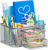 Marbrasse Mesh Desk Organizer, Pen Organizer with 2 Drawers, Multi-Functional Pencil Holder for Office Art Supplies