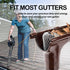 4 Pack Gutter Guards, Gutter Downspout Guard, Expand Aluminum Gutter Guard Strainer Filter, Gutter Downspout Protectors, Stops Blockage Leaves Debris (3.5 Inch)