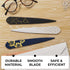 Uncommon Desks Letter Opener - 3 Pack Plastic Letter Openers with Trendy Designs, Ergonomic Handle for Comfort