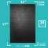 Binditek 20 Pack 16 Mil Leather Textured Heavy Duty Polycovers, 11 x 17 Inches, Black Binding Covers