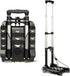 RMS Folding Luggage Cart - Lightweight Aluminum Collapsible Dolly for Travel, Moving, Office Use