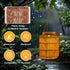 (2) Solar Outdoor Lanterns Waterproof, Hanging Rattan Lantern Lights for Outside, Solar lamp Outdoor Chandelier Idea
