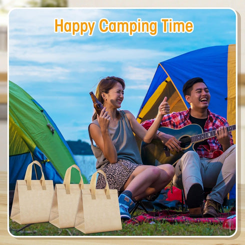 100 9.5 6 9.5 Kacctyen Pcs Insulated Take Out Bags Bulk x x in Thermal Insulation Food Bag for Coffee, Milk Tea, Hot
