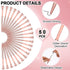 Jetec 50 Pcs Heart Shaped Ballpoint Pens, Bulk Valentine's Day Gifts, Black Ink, Rose Gold Diamond Crystal
