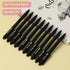 Mr. Pen Retractable Gel Pens, 10 Pack Black Ink, Fine Point 0.5mm, Aesthetic Pens for Journaling, Fast Dry