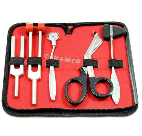 5 Hammer Set 128 512. 7.5 New Piece Student Diagnostic Kit - Reflex Taylor and Tuning Fork C and C Includes Wartenberg