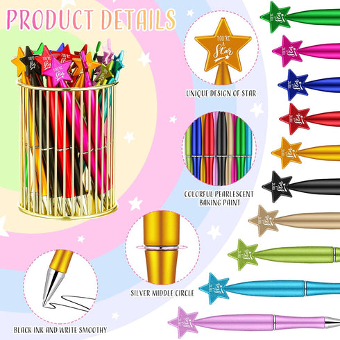Star Pens Bulk, You're a Star Ballpoint Pen, 50 Pcs Student Back to School Gifts from Teachers
