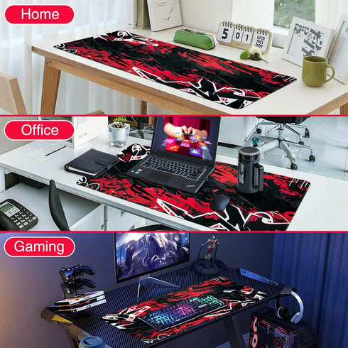 Gaming Mouse Pad, Canjoy Extended 31.5x15.7inch XXL Large Computer Keyboard Mouse Mat with Non-Slip Base