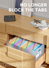 ThinkTex 26 Pockets Expanding File Folder, Upright & Open Top, A-Z Colorful Tabs, Larger Capacity, Letter/A4 Size