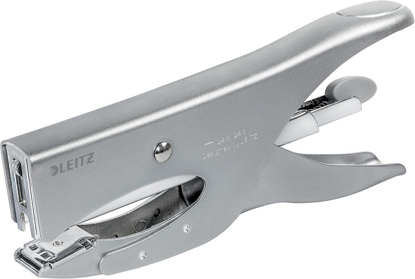 Leitz 55490081 Stapler - Matt Silver, Back-Loading, 40-Sheet Capacity