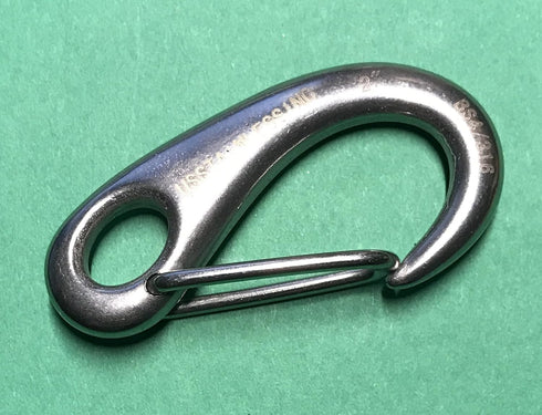 3 316 2" US Stainless Pieces Stainless Steel Spring Snap Lobster Claw Marine Grade