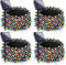 4 Pack 180FT Solar Christmas Lights Outdoor Waterproof, Super Bright 320 LED