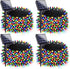 4 Pack 180FT Solar Christmas Lights Outdoor Waterproof, Super Bright 320 LED