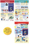 NewPath Learning Electricity & Magnetism Bulletin Board Charts, Set of 3, Laminated, 12" x 18"
