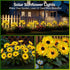 6 Pack 36 IP65 Solar Sunflower Lights Outdoor Waterproof - with Bright Solar Sunflower Lights, Waterproof Light