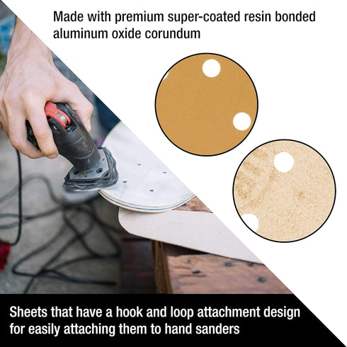 Dura-Gold Premium Triangle Oscillating Mouse Sanding Sheets - 600 Grit, Box of 20