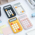 M&G Desk Calculator with Mechanical Buttons, 12 Digit Large LCD Display, Big Button Calculator for Home and Office