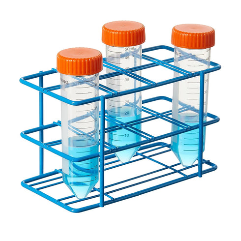 SP Bel-Art Poxygrid Centrifuge Tube Rack, Blue, For 50ml Tubes, 8 Places (F18794-0000)