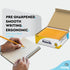 Enday #2 Pencils Bulk, 144 Pack, Pre-Sharpened Wood-Cased Pencils with Latex-Free Eraser Top