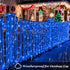 300 12 Dimmable, 75FT LED Blue Birthday Party Decorations String Lights with Modes Timer Waterproof Green Wire