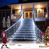 200 72ft 8 JMEXSUSS LED Solar Rope Lights for Pool, Modes Solar Rope Lights Outdoor Waterproof LED Solar Powered Rope