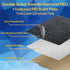 IdeaFormer Smooth Diamond PEO+Textured PEI Plate for Bambu Lab X1 X1C P1P P1S A1, Double Sided Textured PEO PEI Build Plate for Bambulab Series 3D Printers