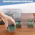 3 Pack 9V, 3-Drawer Common BTSKY Clear Acrylic Battery Storage Organizer for AA, AAA, C, D Batteries, Storage Box
