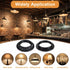 Elegaperma 8 E27 E26 1-3/8" 1-1/2" (36mm, 41mm) Pcs Socket Rings for Lamps, Socket Ring for Lamps, & Light Socket Shade