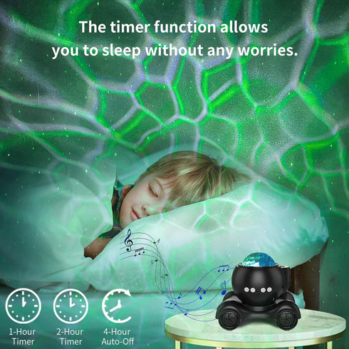 8 ENOKIK Star Projector, Galaxy Projector Built-in Bluetooth Speaker and White Noise, Night Light for Kids Adults