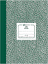 National Composition Lab Notebook, Quadrille Rule, Green Cover, 60 Sheets, 10.13"x7.88"