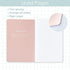THiNKABLE Pastel Aesthetic Notebooks Set, Cute Journal Set 8 pack, A5 5.5 x 8.3 in 60 Pages, Simple Cover Notebook, Minimalist Journal for Women Lined Paper, Soft Cover Journals by THiNKABLE