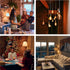 6 Pack Dimmable E26 Bulbs 25-40 T32 T12 2200K Bulb, 4W Bulbs LED Light Watt Equivalent, Warm Amber Light Low Wattage
