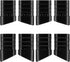 Honeydak 8 Pack Folding Chair Replacement Foot Caps, Black Plastic Leg Caps,