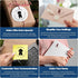 Customizable Modern Jack Russell Terrier Address Stamp - Pre-Inked Round Mail Stamper for Thank You Cards, Home Address