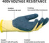 Electrical Insulated Gloves, 400V High Voltage Resistance Electrician Safety Gloves, Rubber Non-Slip