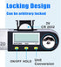 Yangoutool Digital Angle Ruler, 20inches/500mm Stainless Steel Digital Angle Finder and Protractor for Woodworking
