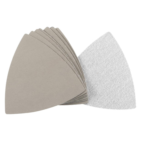 uxcell Triangular Sandpaper Hook and Loop Triangle Sanding Pad Fit 3-1/2" Oscillating Multi-Tool, 5000 Grit