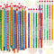 Scented Inspirational Motivational Pencils, 60 Pcs Colorful Fruit Pencils for School Gifts