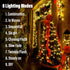 4 Pack 66ft 200 8 Battery Operated Christmas Lights - Total LED Battery String Lights Modes Waterproof with Timer