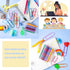 Jumbo Paper Clips, 10 Pcs 4 Inches Large Paper Clip Holder - Vinyl Coated Multicolored Mega Paperclips for Document