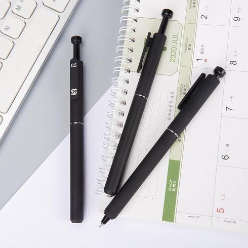 Gel Pens 0.5 mm 8 Pcs Quick-Dry Black Ink Fine Point Smooth Writing Pens