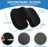 assountgh Tailbone&Sciatica Seat Cushion &Office Chair Cushion,Lumbar Support Pillow for Office Chair,Ergonomic Memory